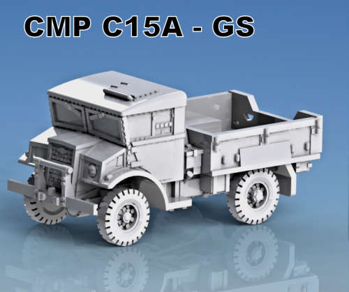 1:72 Scale - CMP C15A - GS 15cwt Truck