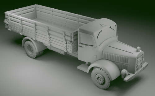 1:100 Scale - Mercedes L4500A - High Sides