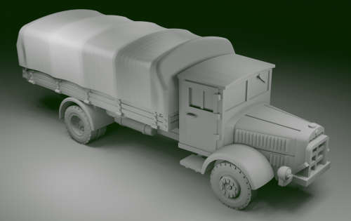 1:87 Scale - Mercedes L4500S - Late - Closed