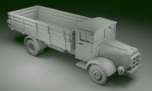 1:100 Scale - Mercedes L4500S - Late - High Sides