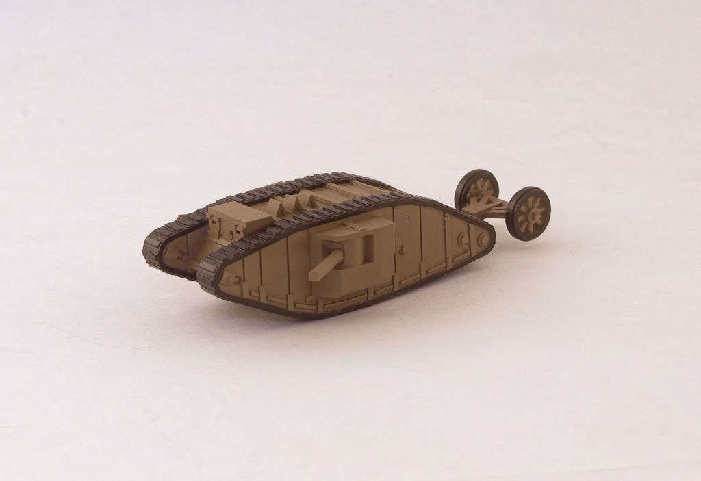 1:200 Scale - Mark I Male Tank