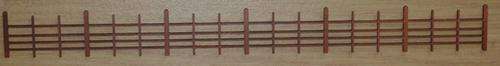 N Scale Farm Fence