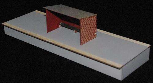 HO Scale Platform and Platform Shelter