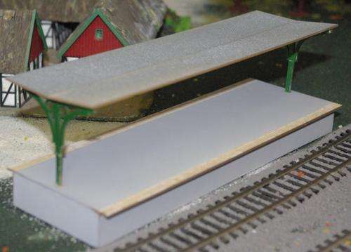HO Scale Platform and Platform Canopy