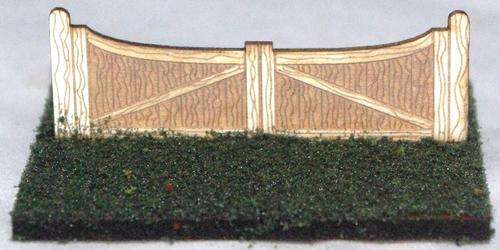 HO Scale Wood Fence Gate