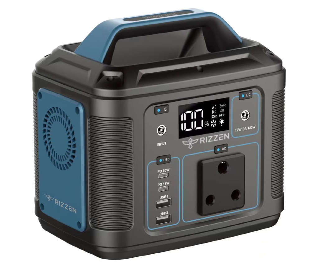 Rizzen 200W, 177Wh Portable Power Station equipped with 6 Output Ports