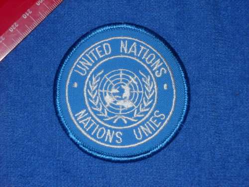 ARMY BADGE :  UNITED NATIONS - NATIONS UNIES