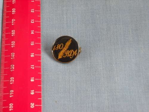 Sport Darts Badge/Pin BDA Black 180 Score