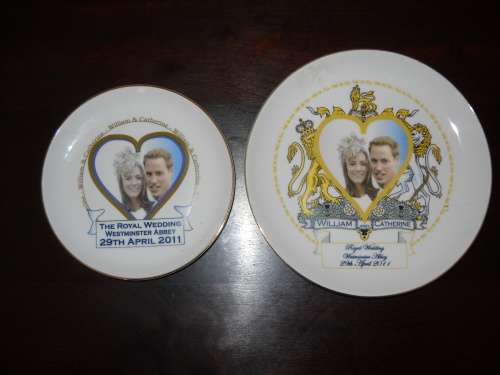 Royal Wedding Westminster Abbey 2011 - Plate Set