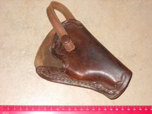 Holster Leather Gun with Belt Clip