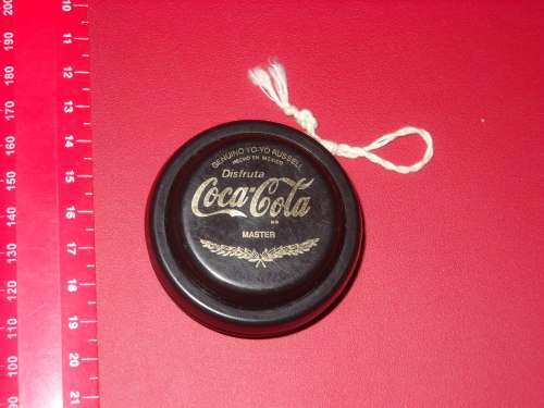 Coca Cola Yo-Yo - Genuino Russell Disfruta - (All Black) Made in Mexico "Hecho en Mexico"