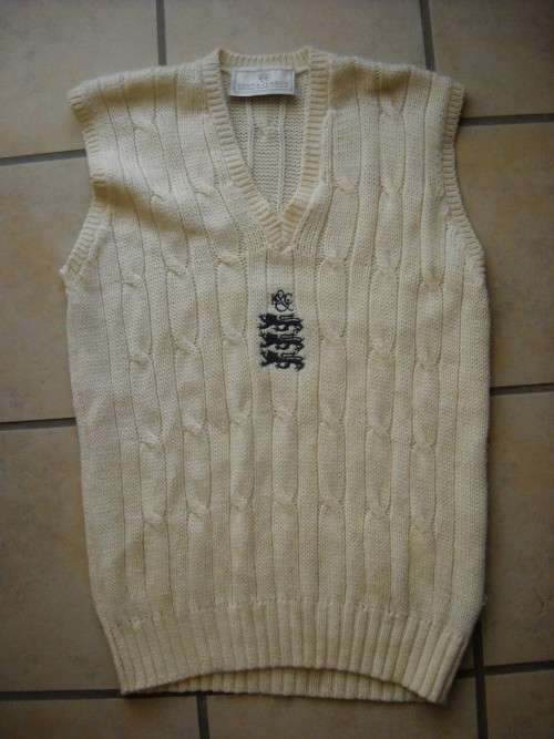 Cricket Pullover England Kent & Curwen