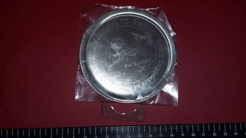 Wellington VO Brandy Springbok Rugby Coaster - New item