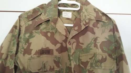 Koevoet Camo Shirt Long Sleeves Size SML (1982)