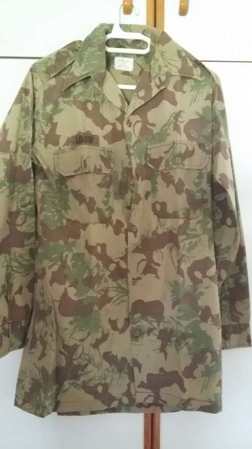 Koevoet Camo Shirt Long Sleeves Size SML (1982)