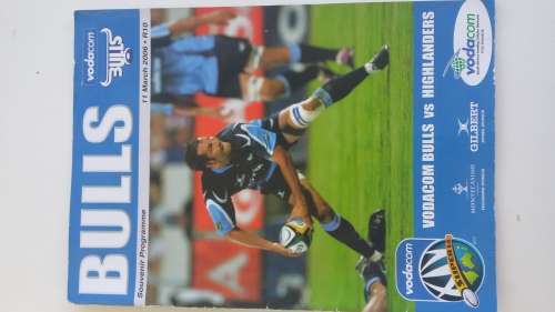 Rugby Program - Super 14 2006 - Bulls vs Highlanders