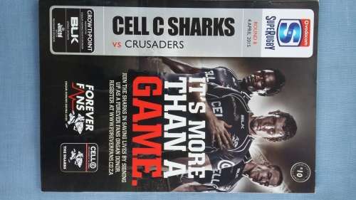 Rugby Program - SupeRugby 2015 - Sharks vs Crusaders
