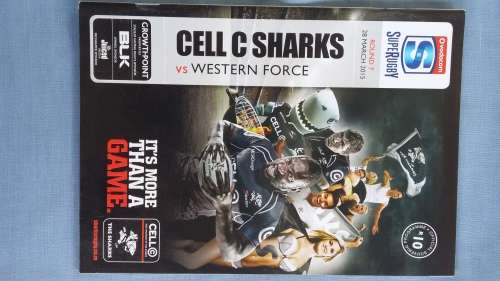 Rugby Program - SupeRugby 2015 - Sharks vs Western Force