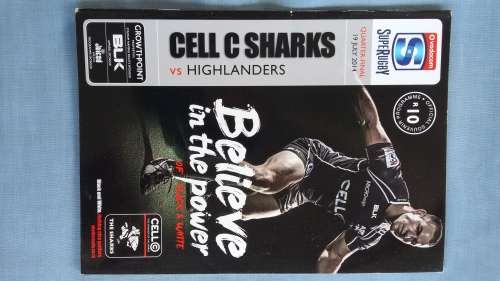 Rugby Program - SupeRugby 2014 QUARTER-FINAL - Sharks vs Highlanders