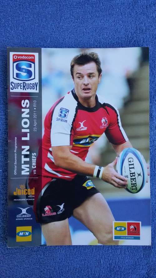 Rugby Program - SupeRugby 2011 - Lions vs Chiefs