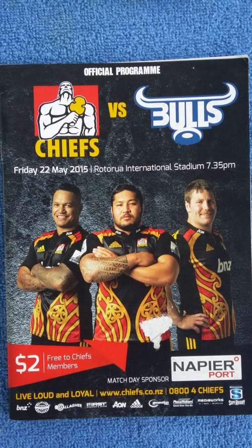 Rugby Program - SupeRugby 2015 - Chiefs vs Bulls