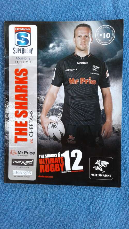Rugby Program - SupeRugby 2012 - Sharks vs Cheetahs