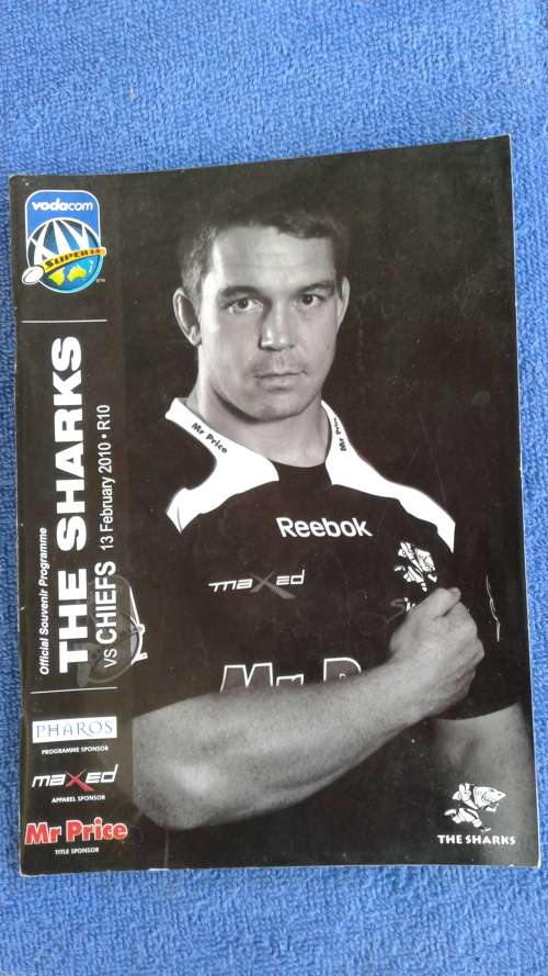Rugby Program - Super 14 2010 - Sharks vs Chiefs