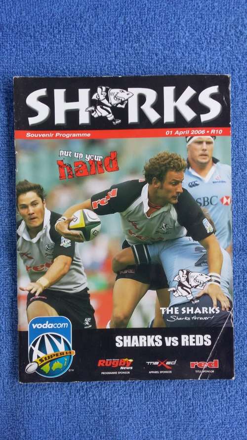 Rugby Program - Super 14 2006 - Sharks vs Reds
