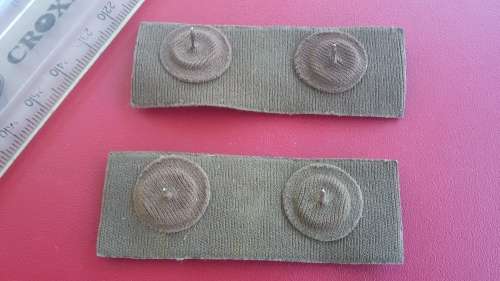 SADF - SA ARMY : Rank Curnal Set