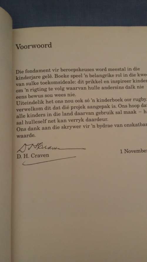 Rugby Book - Ek speel Rugby