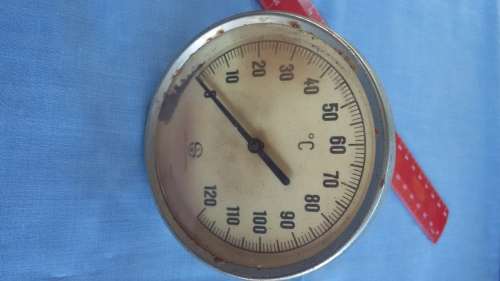 Old Steam Engine Temperature Meter (Nice Display)