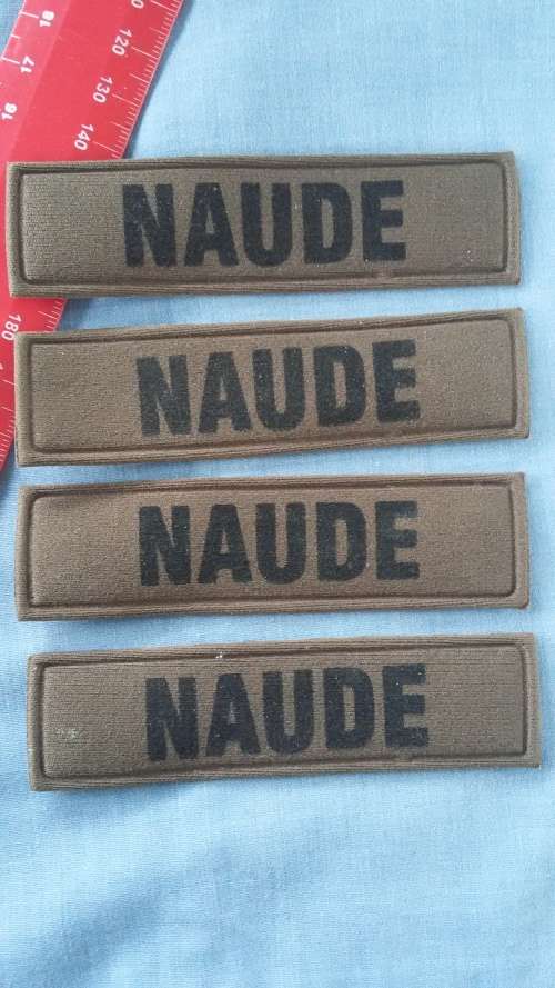 SA Army / SADF - Name - NAUDE ( Lot )