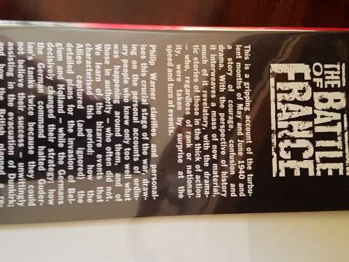 MILITARY BOOK - BATTLE OF FRANCE 1940 - By Philip Warner