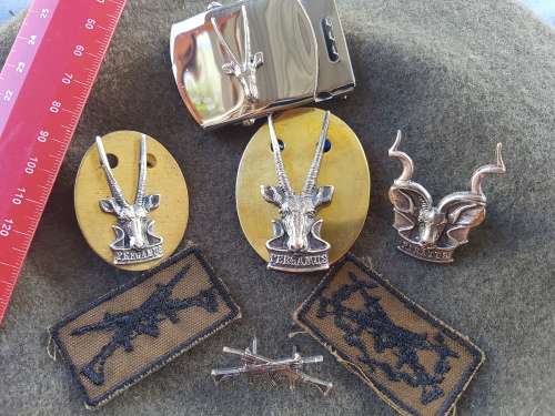 SADF - SWATF Military Badges + Beret 1987/8 - LOT