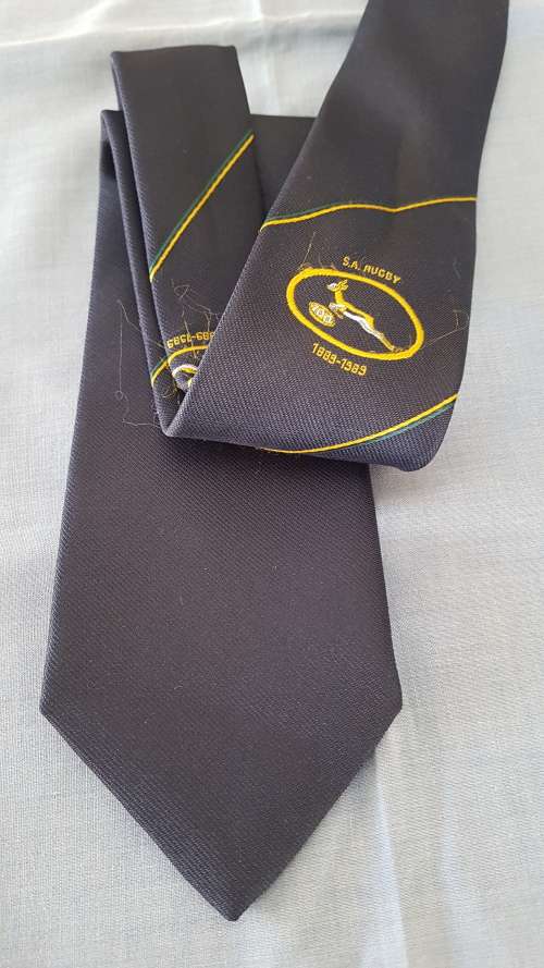 Sport Rugby Tie - S.A. Rugby 100 Years