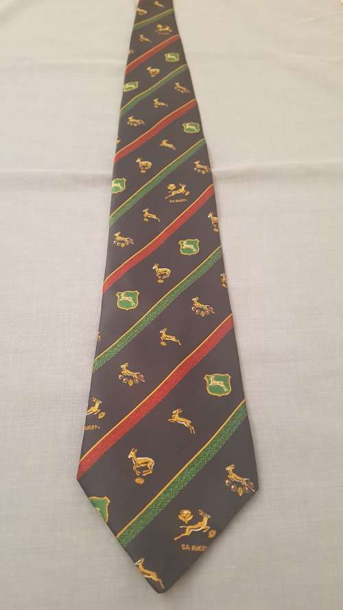Springbok Rugby History Tie