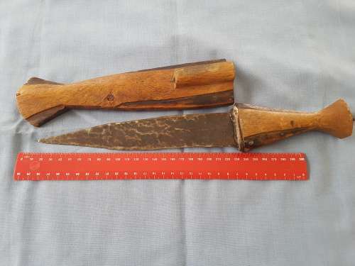 Ovambo Ndoro African Tribal Knife / Dagger (35cm)
