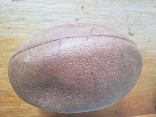 Vintage Super Springbok Leather Rugby Ball