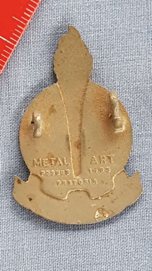 VOORTREKKER - HOU KOERS - BERET BADGE WITH LOGS