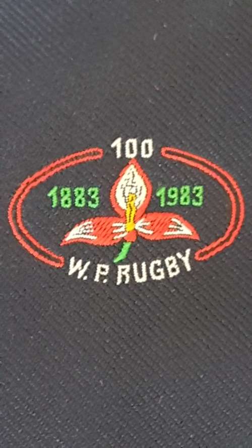 Rugby Tie - W.P. Rugby 100 Years