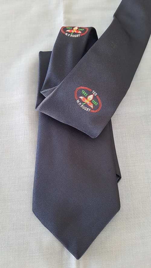Rugby Tie - W.P. Rugby 100 Years