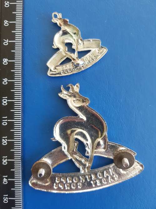 SADF - SA MILITARY KADET CORPS BERET + COLLAR BADGE