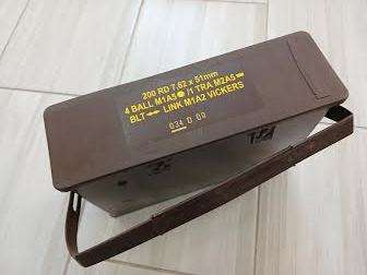 SADF - SA MILITARY CARTRIDGE HOLDER 200RD 7,62 X 51MM VICKERS