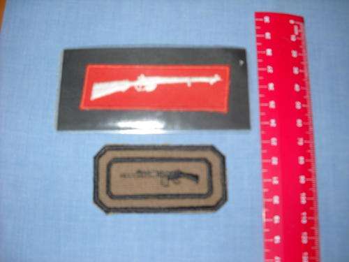 CLOTH BADGES SHARPSHOOTER / MARKSMAN AS 1 X LOT