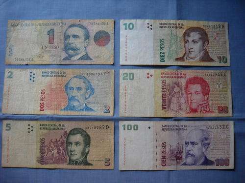 Argentina - 1x Lot Bank Notes- Circulated
