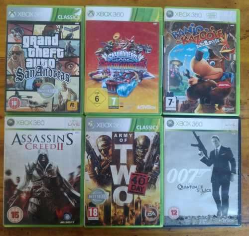 Xbox 360 console, 2 x controllers, kinect, 20 games