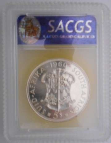 PL- 67.....1960 QEII SILVER CROWN GRADE PL-67...001.