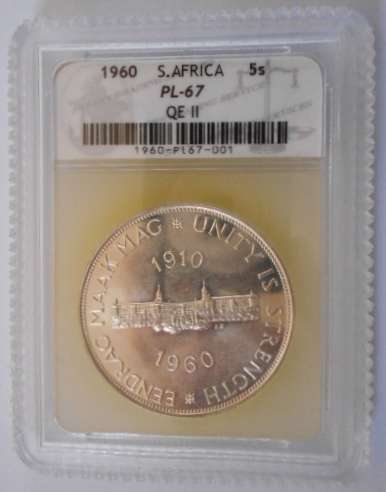 PL- 67.....1960 QEII SILVER CROWN GRADE PL-67...001.