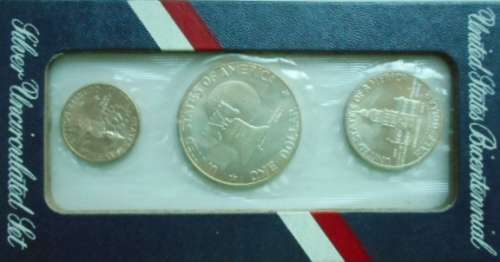 1776-1976 UNITED STATES BICENTENNIAL SILVER UNC SET.