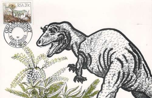 RSA 1982 PREHISTORIC ANIMALS MAXI CARD